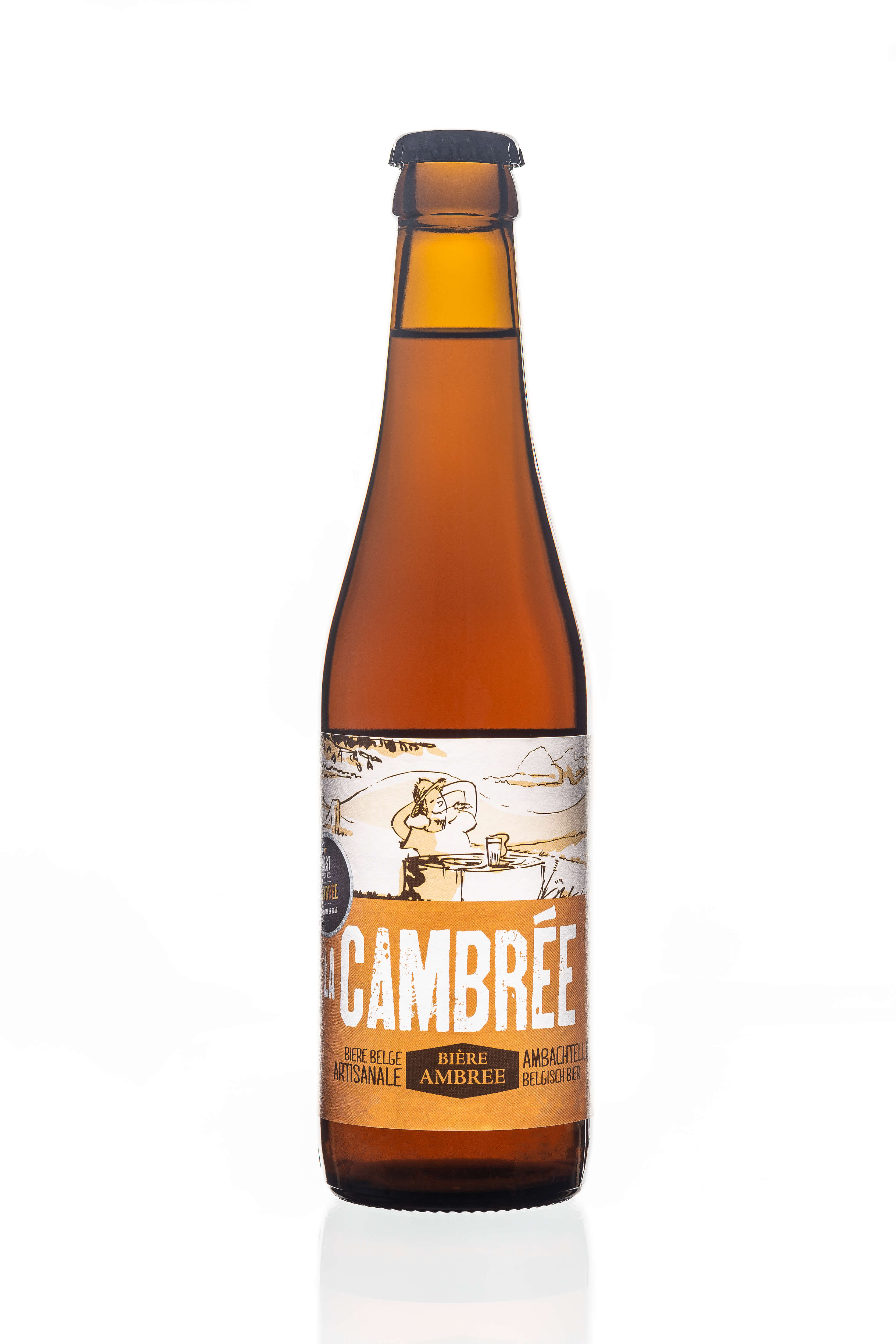 Brasserie de La Lesse La Cambrée amber bier 6,5% bio 33cl - 5023